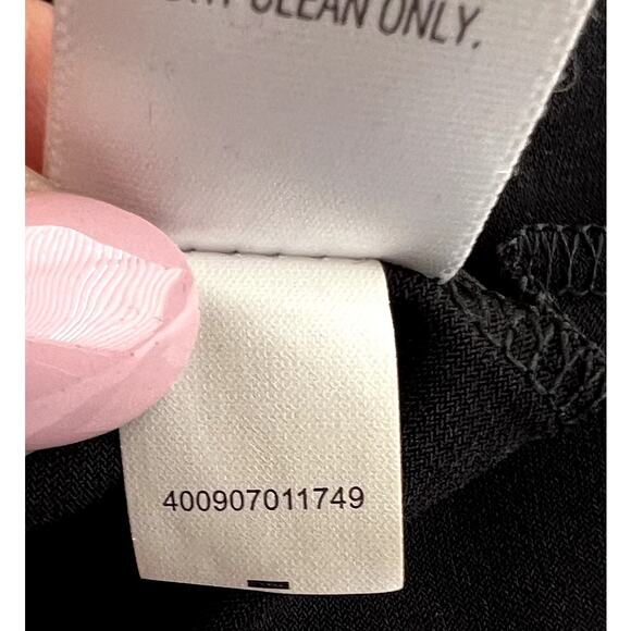 Elle Midi Dress Women Size XL Black Scoop Neck Stretchy New Bead Embellishments - Picture 12 of 13